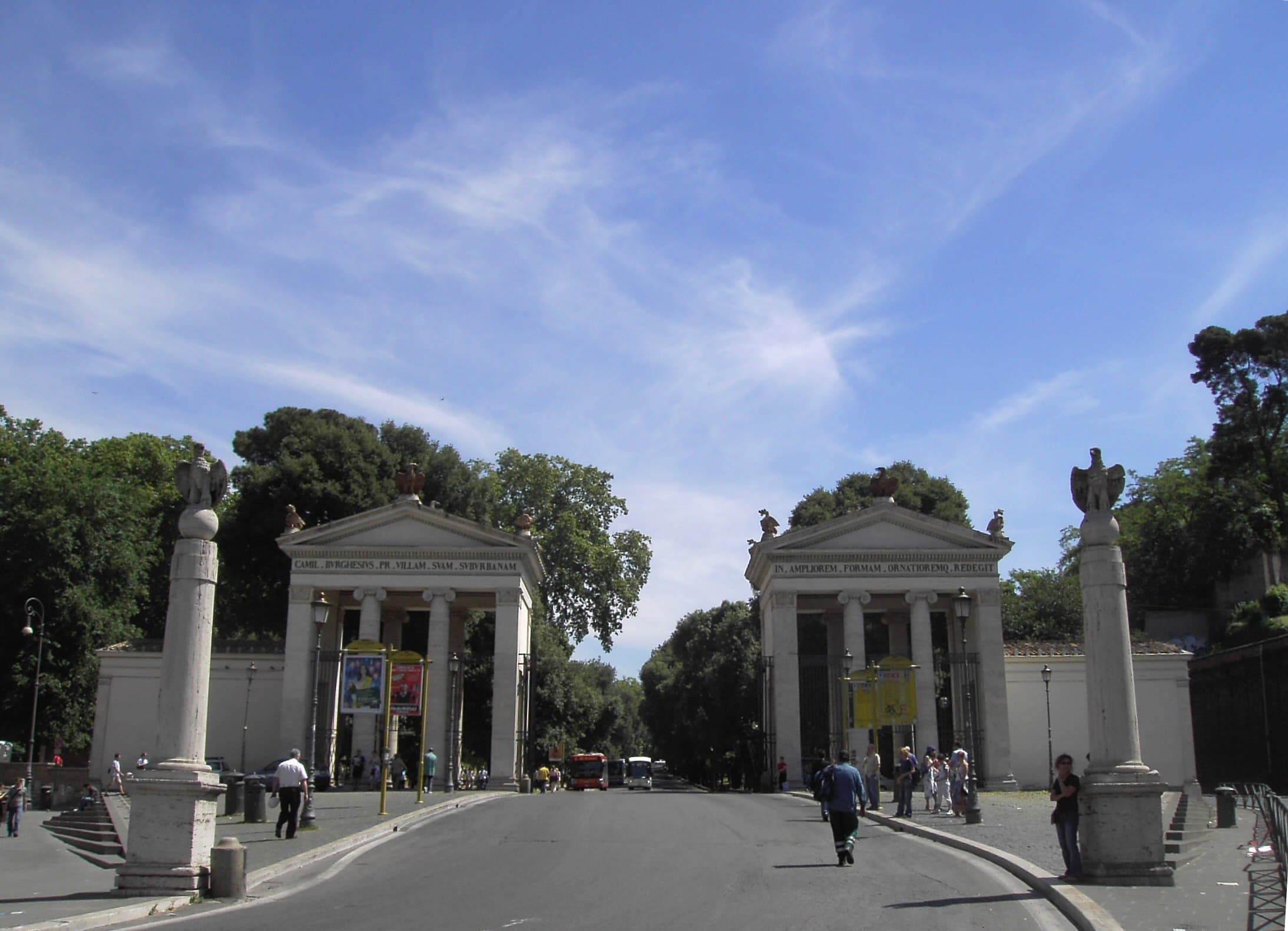 Villa Borghese Bahçeleri
